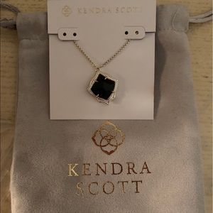 Kendra Scott black stone adjustable necklace